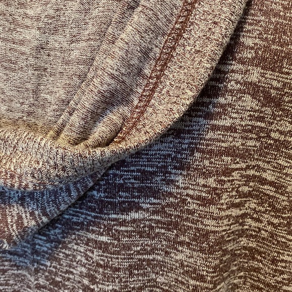 Sonoma Women’s Hoodie Cardigan Jacket SOFT sz L Wine Heather NWOT - Picture 4 of 5